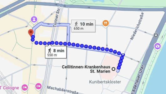 Karte Kölsch Boor